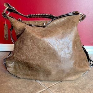 Tano Genuine Leather Bucket Purse